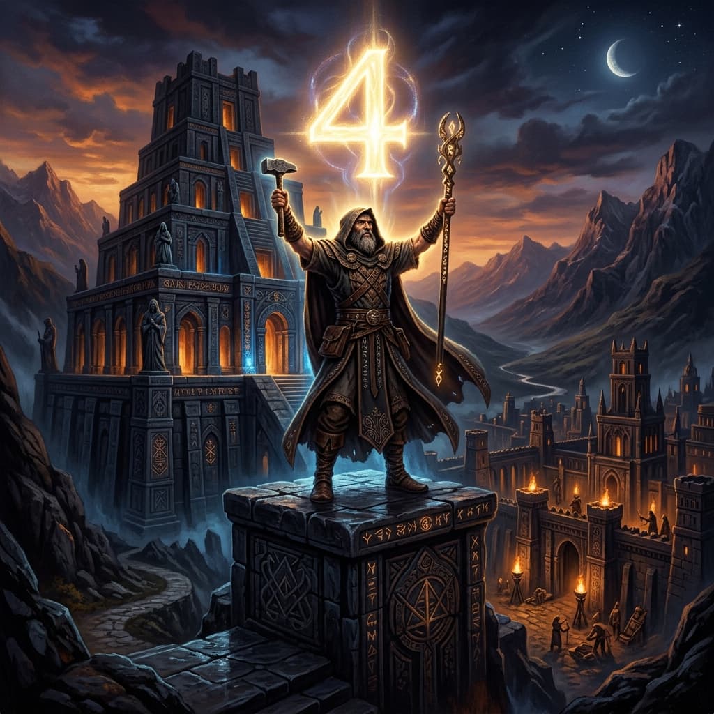 Destiny Number 4: Architecting Foundations and Ascending Beyond the Material Realm