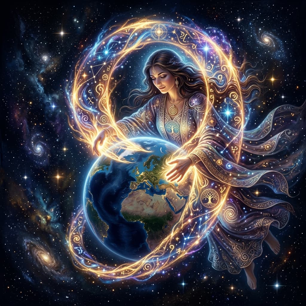 Expression Number 9: Unconditional Love, Grand Aspirations, and Karmic Transformation Guidance